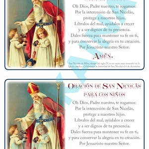 Oración de San Nicolás por los niños (Digital Download)