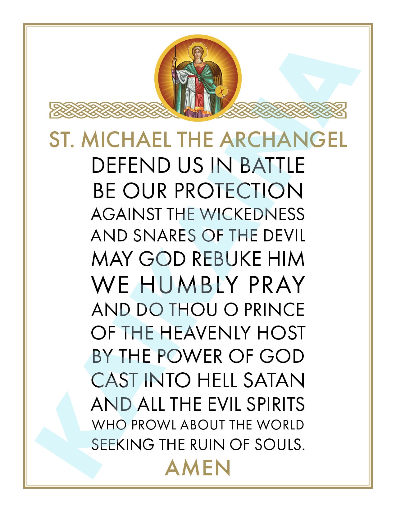 saint-michael-the-archangel-prayer-prayer-card-4-on-a-page-downloadable-and-printable-catholic-saint-prayer-card-etsy
