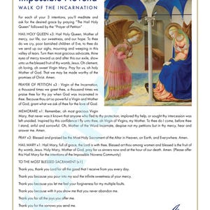 Onmogelijk noveengebed: poster Walk of the Incarnation (digitale download)