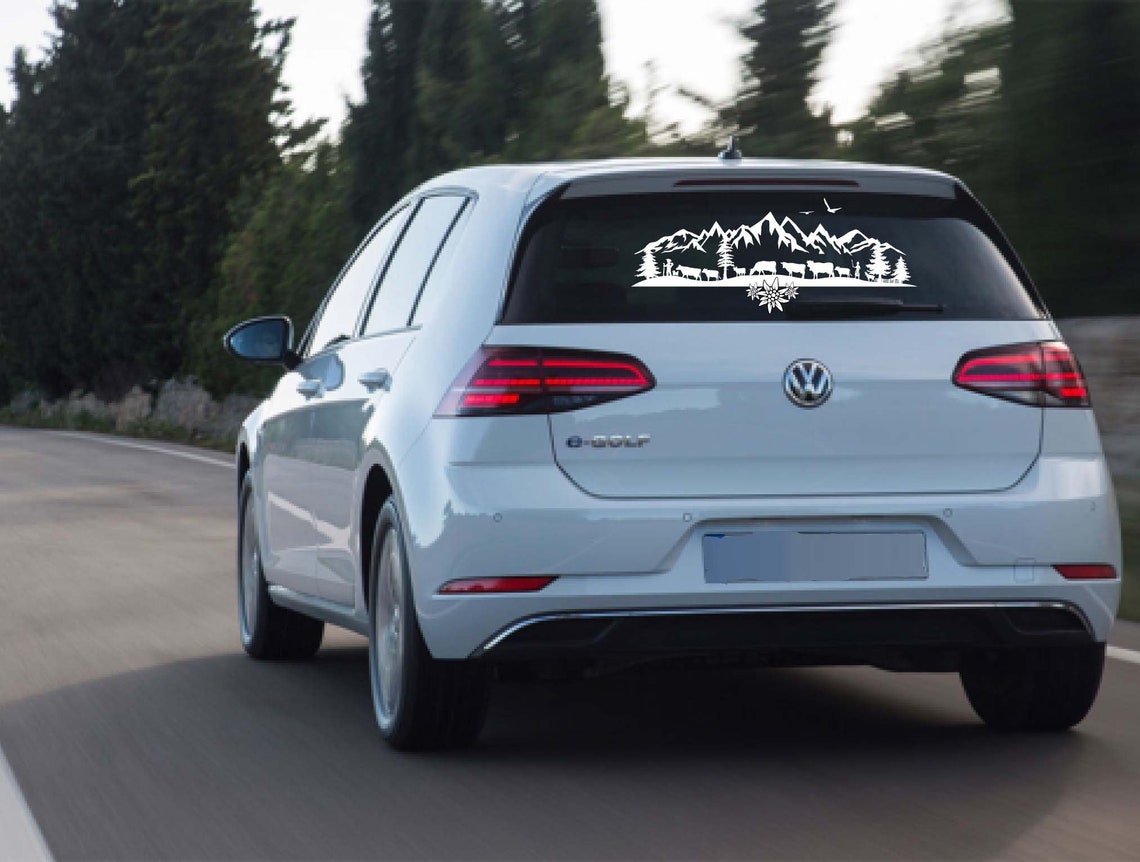 Autocollant "Baby In Car" Blanc Brillant - Pour Voiture, Vitre - UV Résistant - Finest-Folia