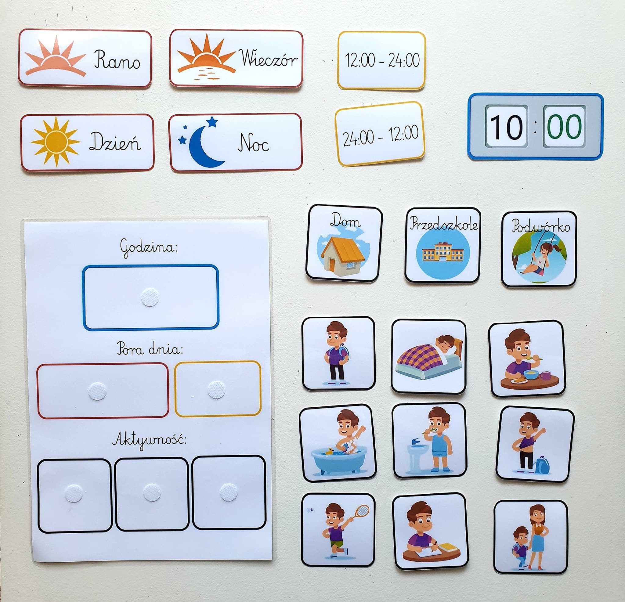 Clock Face Puzzle / Puzzle to Learn Time Etsy