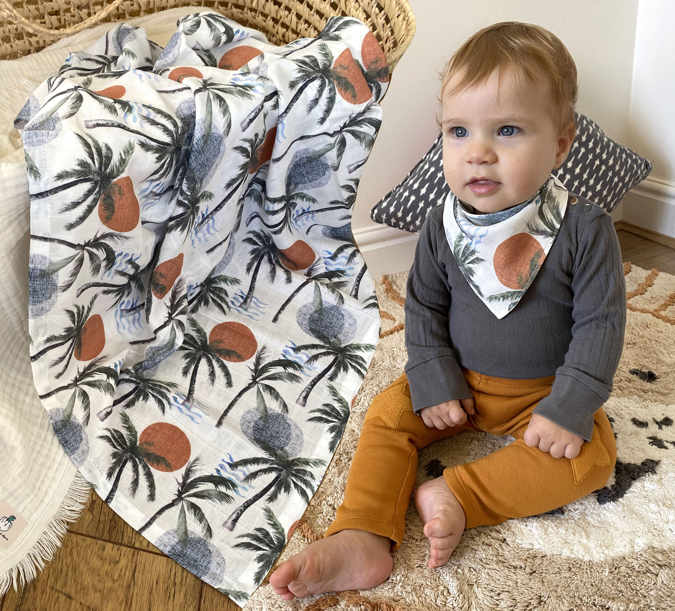 Palm tree swaddle hotsell