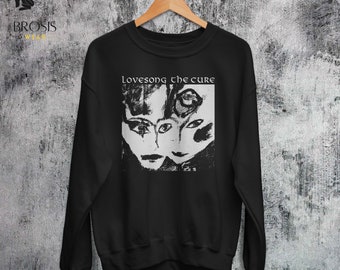 Vintage The Cure Sweatshirt, Love Song Album Inspired Graphic Shirt, The Cure Fan Gifts, Music Merch