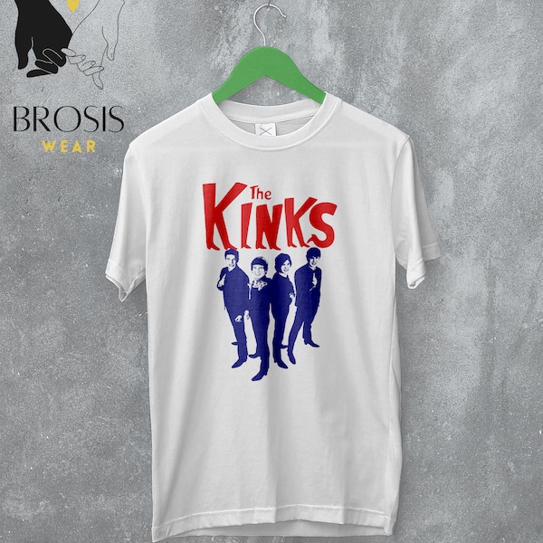 Vintage The Kinks T-shirt 60's English Rock Band Inspired Graphic Tee The Kinks Band Shirt - Unisex Shirts - Classic Rock Fan Merch