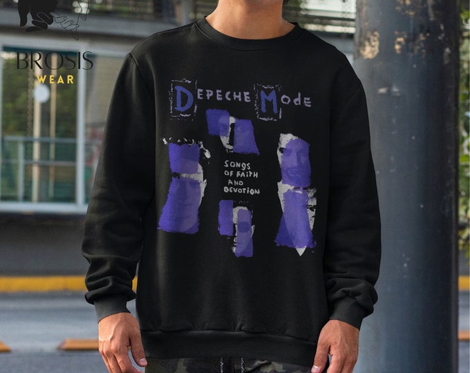 Songs Of Faith and Devotion Album Sweatshirt, Depeche Mode Shirt Vintage Album Inspired 90's Graphic Shirt, Fan Merch