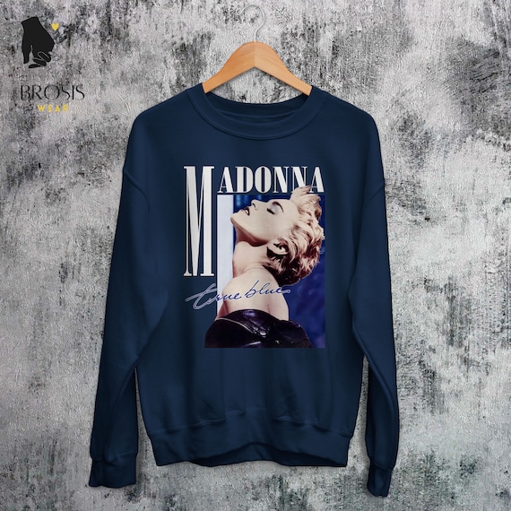 Vintage Madonna Sweatshirt True Blue Shirt Classic Album 