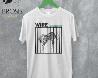 Wire Outdoor Miner T-shirt Music Band, Vintage Album Wire Inspired Graphic Tee, Music Tee, Gift for Fan