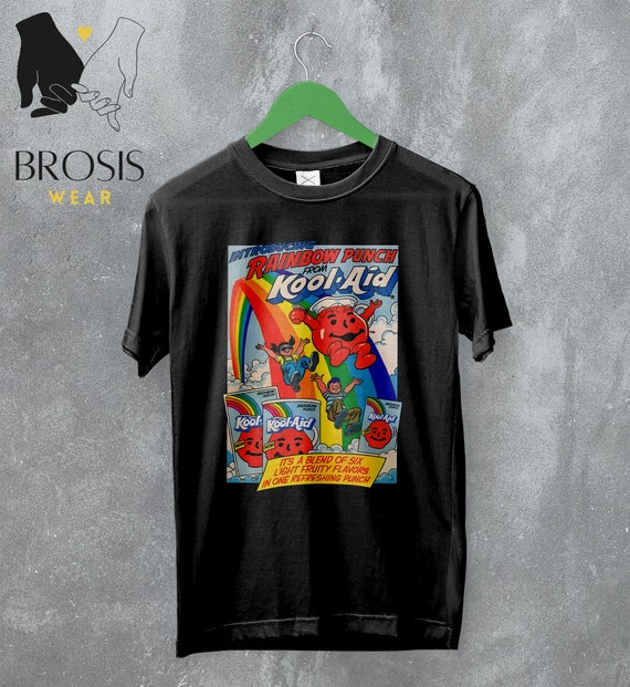 Vintage Rainbow Punch Kool Aid T-shirt Throwback 90's - Etsy 日本