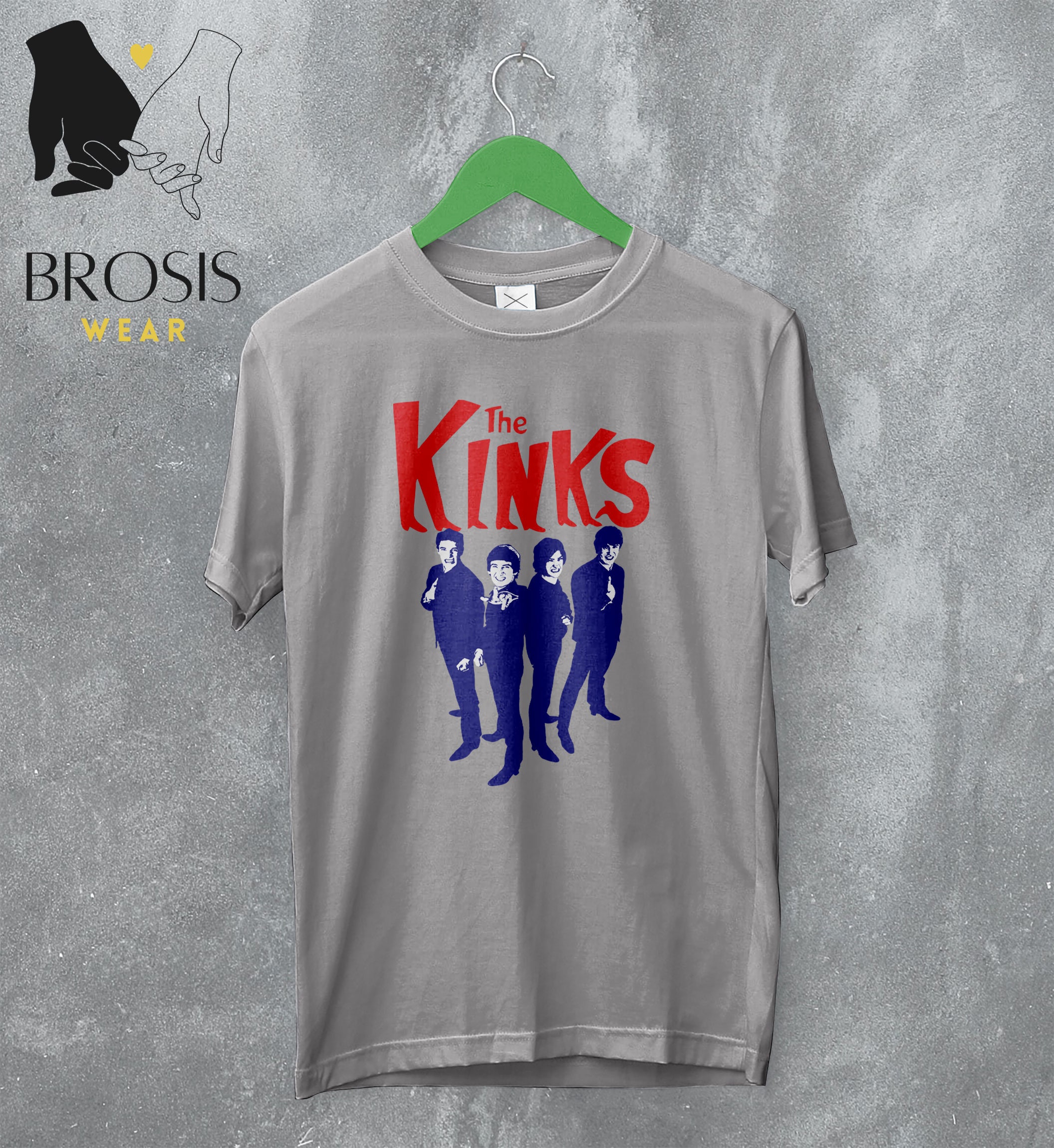 Vintage the Kinks T-shirt 60's English Rock Band Inspired Graphic Tee the  Kinks Band Shirt Unisex Shirts Classic Rock Fan Merch - Etsy Norway