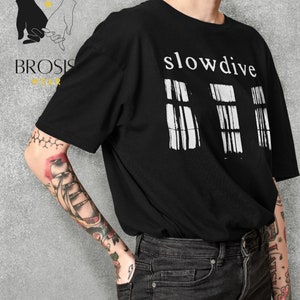 Slowdive Window T-shirt, Alternative Rock, Shoegaze Band Inspired 90's Graphic Tee, Slowdive Shirt, Fan Merch