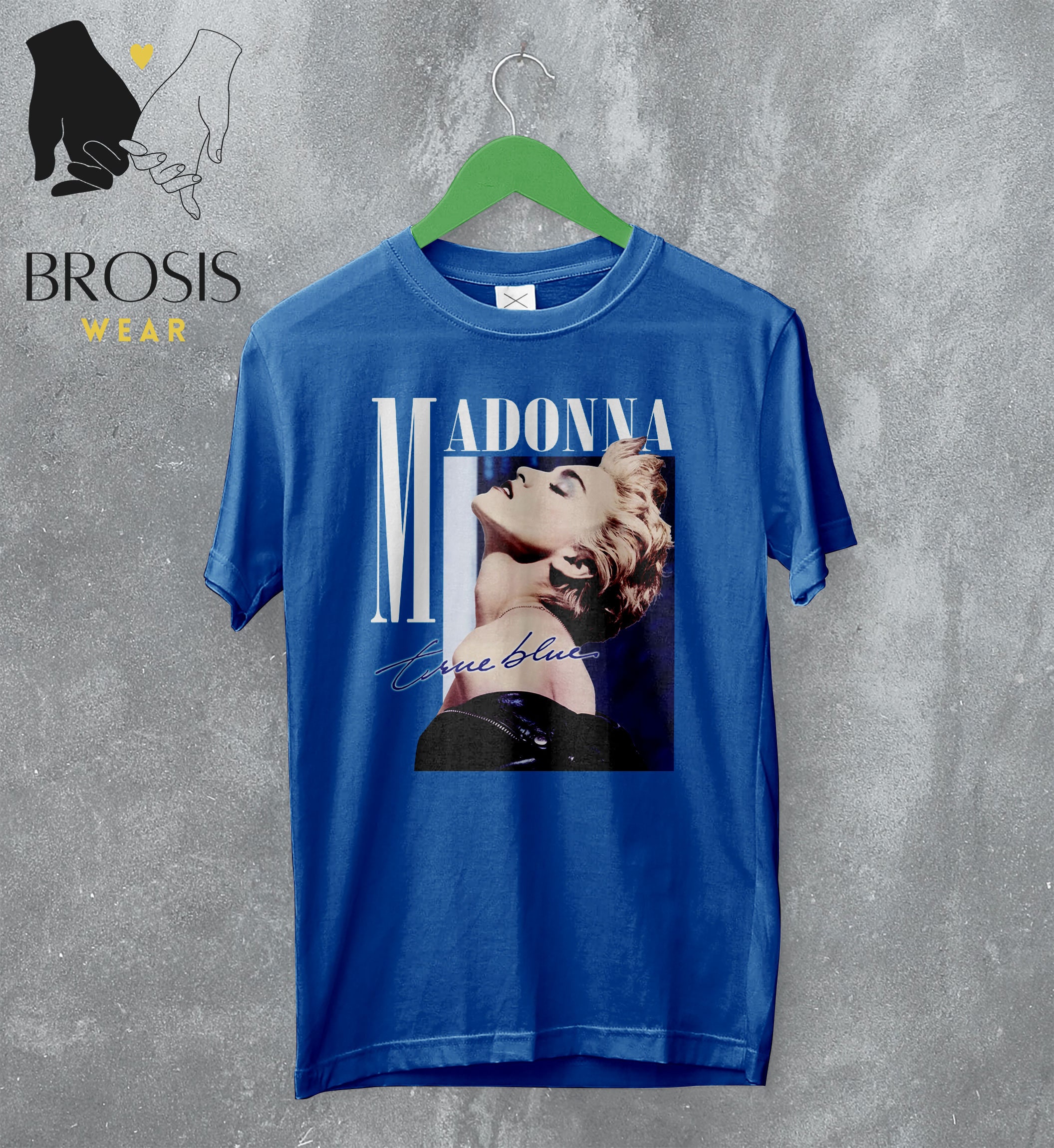 Vintage Madonna T-shirt True Blue Shirt Classic Album -