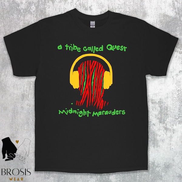 A Tribe Called Quest T-shirt, Midnight Marauders Shirt, Hip Hop Tees, Vintage Album Inspired 90's Graphic Tee, Fan Gifts, Unisex Shirt