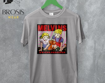 Vintage Melvins Houdini T-shirt Vintage 90s Rock Album Inspired 