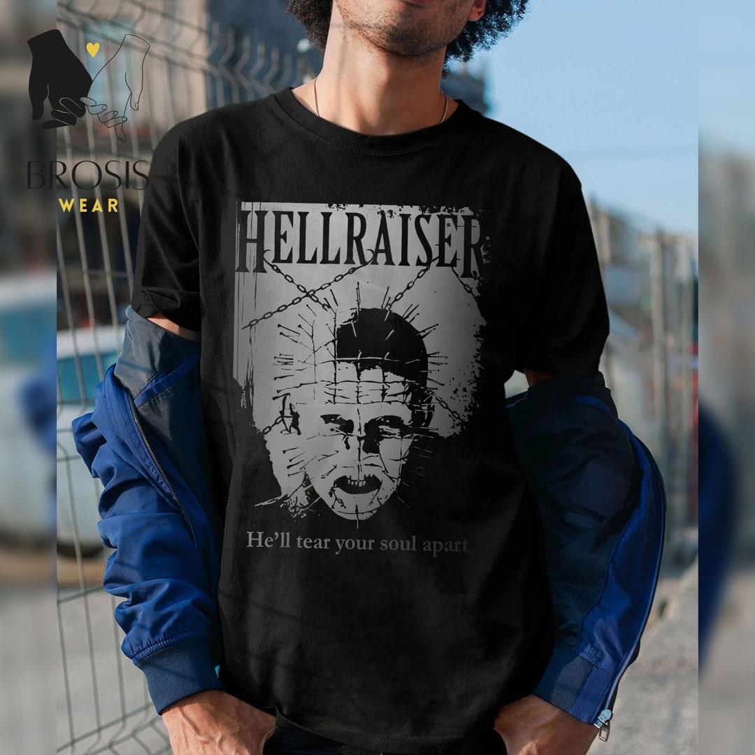 Vintage Hellraiser 3 Hell on Earth Single Stitch Horror 80's 90's Movie T  Shirt
