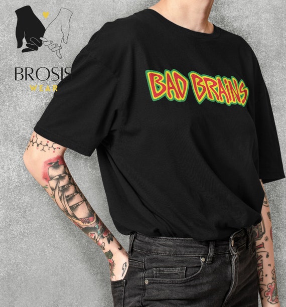 Bad Brains T-shirt, Inspired Graphic Shirts, Punk Rock, Hardcore