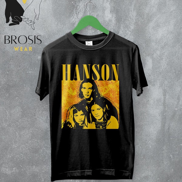 Rare Vintage Hanson T-shirt, Music Album Hanson Inspired 90's Graphic Tees, Hanson Brothers, 90's Band, Fan Merch, Gift for Fan