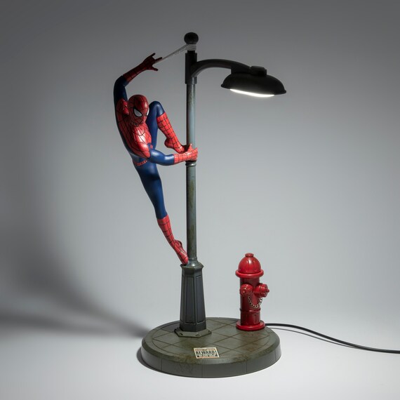 Official Licensed 2 in 1 Marvel 3D Spider man Figurine Lamp Etsy