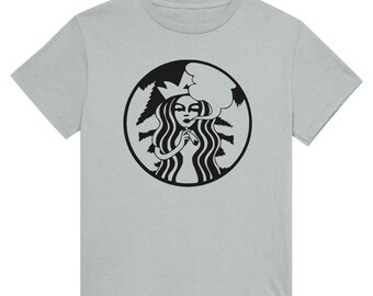 Starbucks 420 smoking mermaid siren Heavyweight Unisex Crewneck T-shirt