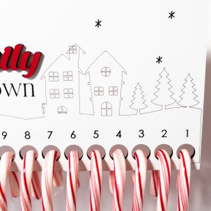 Candy Cane Countdown Christmas Countdown Family Christmas Traditions Daily Christmas Countdown Advent Calendar image 6