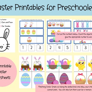 Vorschul-Osteraktivitäten, Vorschul-Ostern-Ausdrucke, Vorschul-Osteraktivitäten, Vorschul-Osterparty, Vorschul-Aktivität, Vorschule
