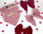 VALENTINES Accessories- 39 Picnic in the Park 39 and 39 Movie Night 39 Sailor bow ties, bandanas, collars, neck ties etc