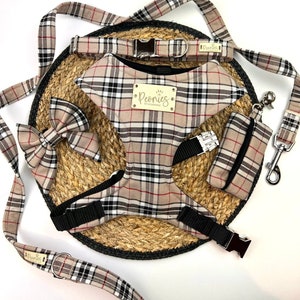 Lv Louis Vuitton Designer Dog Harness and Leash Sets — Dogssuppliesrus