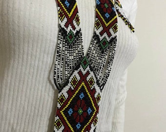 Gerdan traditional nacklace/Handmade nacklace/Ukrainian necklaces/Ethnic jewellery/long women Bead nacklace/multicolor/for women/for gifted