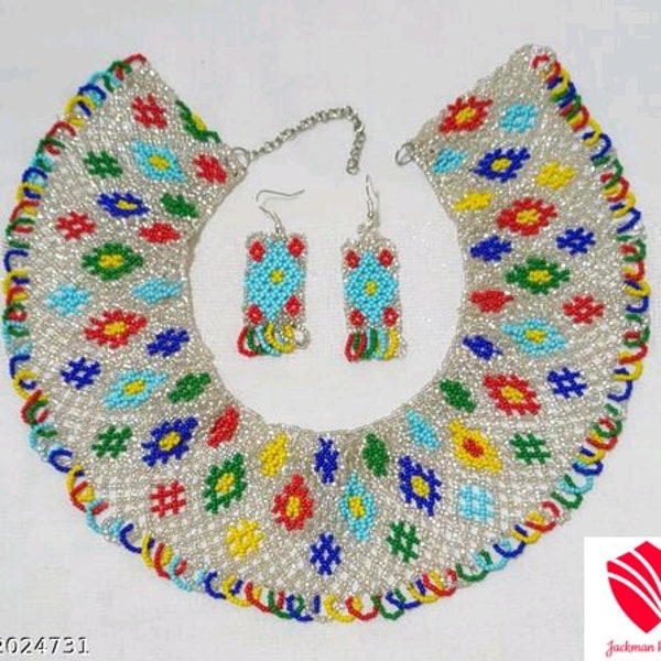 Jardin/Artisanat/Nacklace Massai ukrainien/Nacklace africain/ pour femmes/pour mariages/pour cadeaux/bijoux multicolores/Pour Noël offert