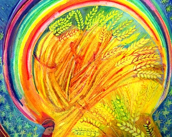 Impresión de Rut 1:16/Impresión de Rut y Noemí/Rut judía giclée/Impresión  de arte judaico/Impresión de arte judío - Etsy España