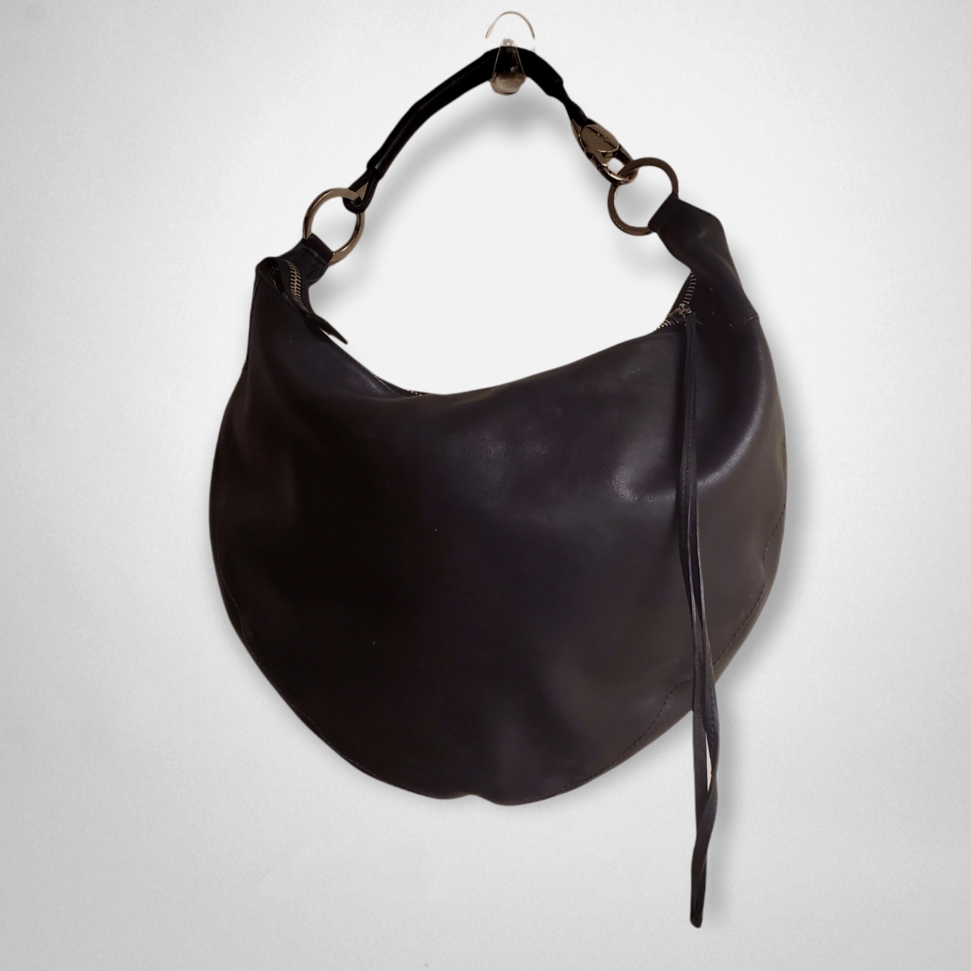 80's 'Half Moon' Flap Bag, Authentic & Vintage