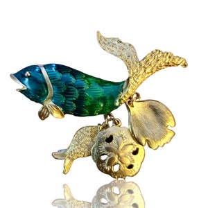Givenchy Fish Brooch - Etsy