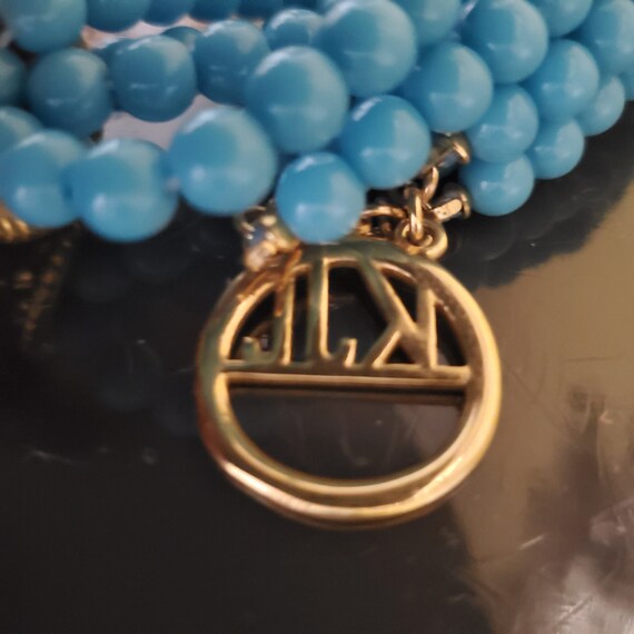 KJL Kenneth Jay Lane Vintage Turquoise Carnelian … - image 8