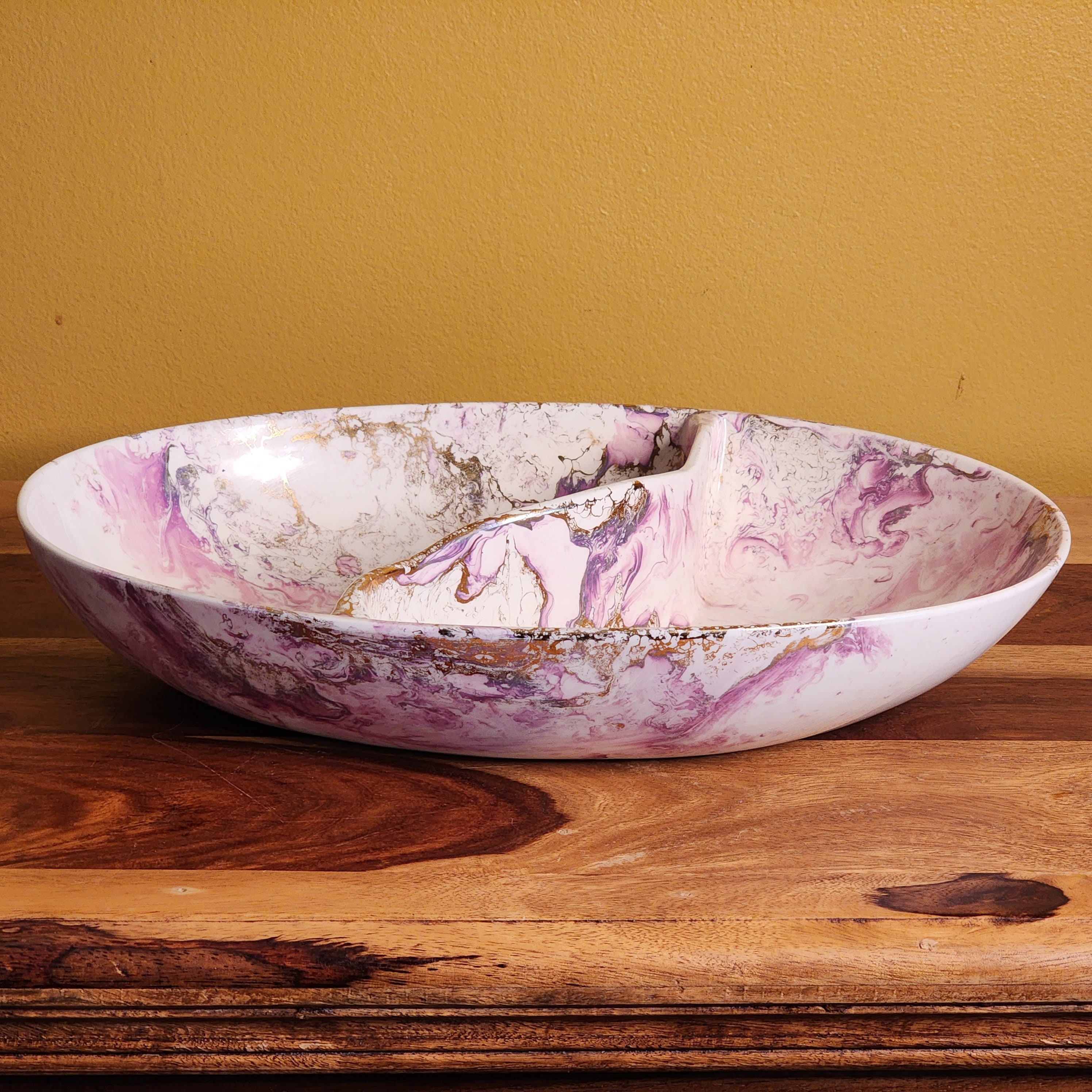 Beautiful Sascha Brastoff Surf Ballet Pink Gold 13 Oval Etsy