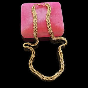 Beautiful Gold Plated Link Chain - Vintage Trifari