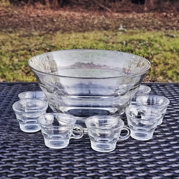 Large Punch Bowl Etsy