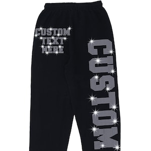 Bling Sweatpants Etsy
