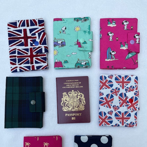 Passport wallet, Passport holder, Handmade passport cover,