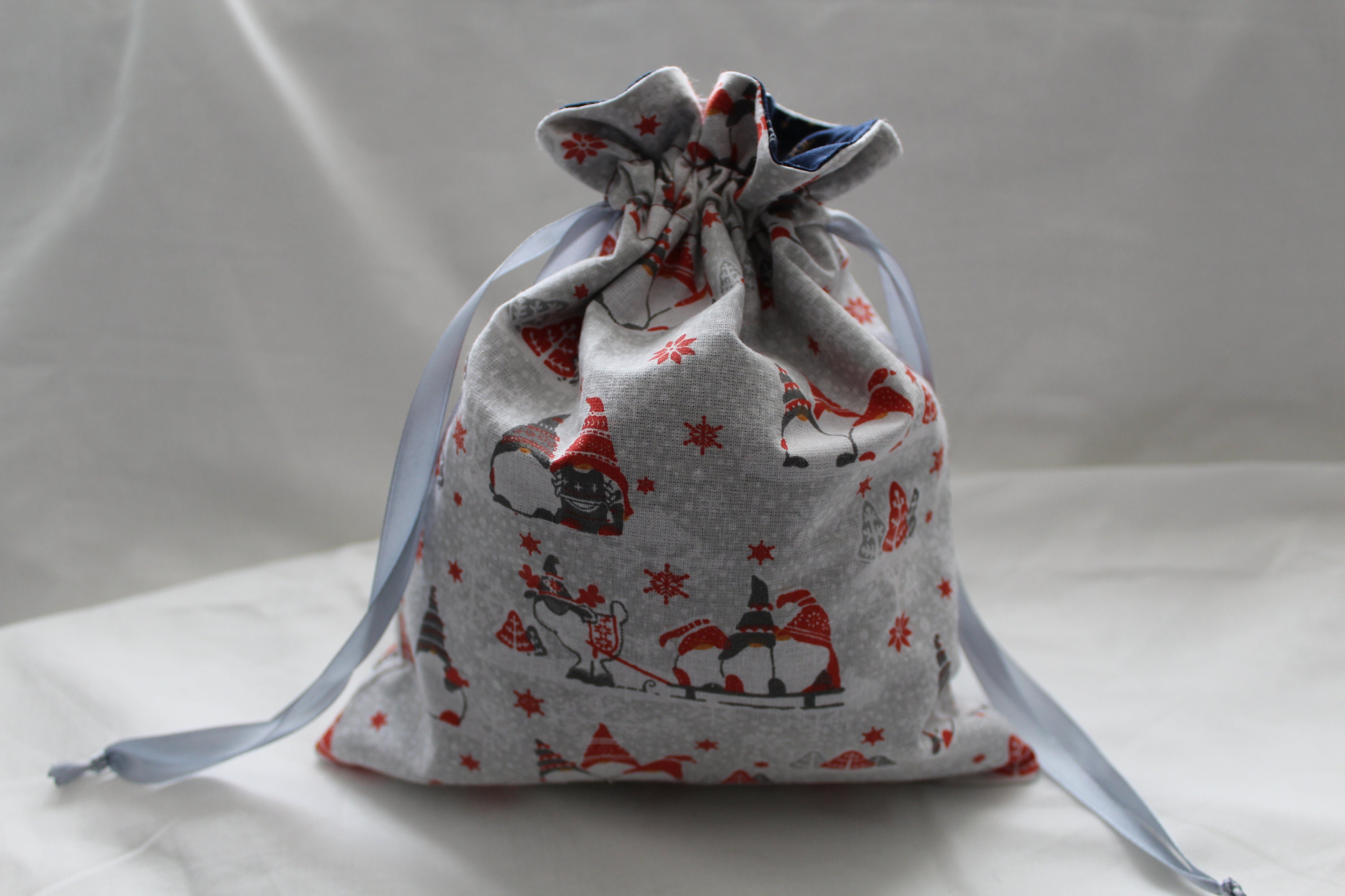 Christmas Gift Bag Reusable Christmas Gift Bag Fully Lined Etsy UK