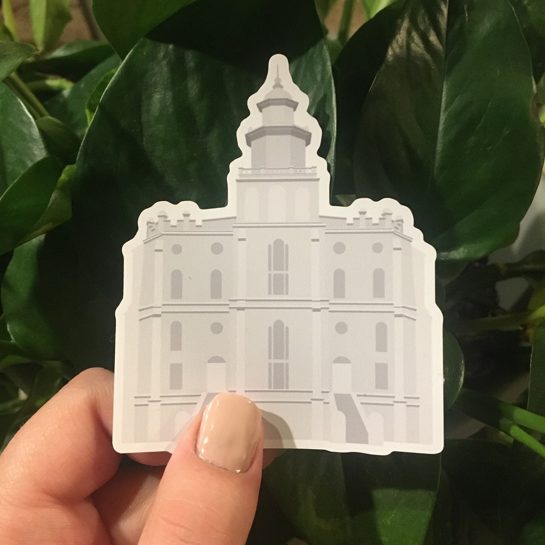 St George Temple Sticker - Etsy
