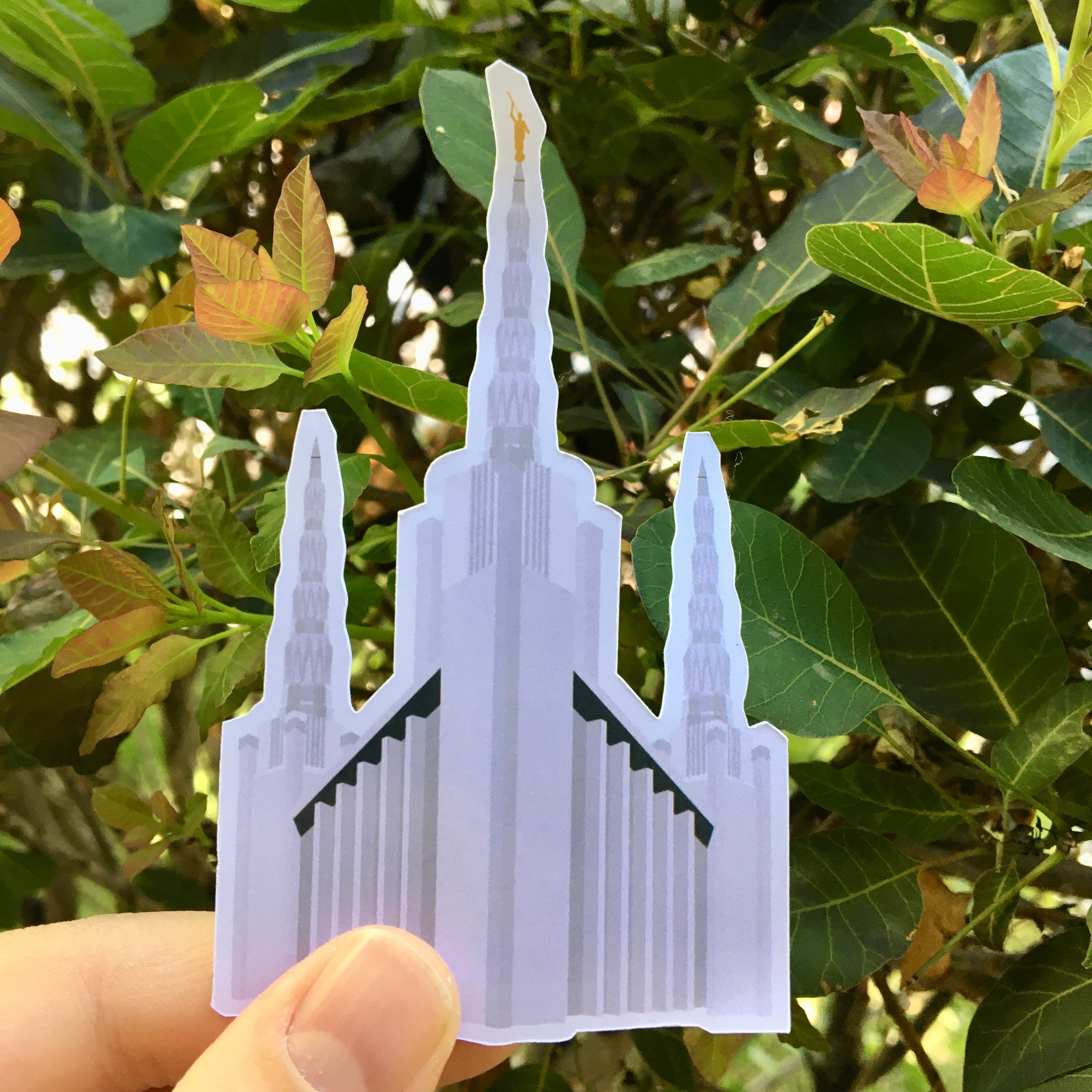 Portland Infinity Sticker Portland Temple Sticker - Etsy