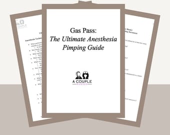 Ultimate Anesthesia Pimping Guide for SRNAs, Anesthesia Residents, RRNAs, ICU nurses, critical care nurses. Self quiz, fill in blank