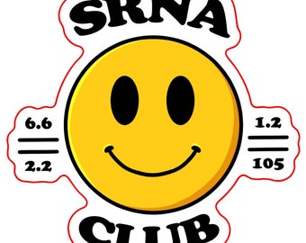 SRNA Club Vinyl Decal