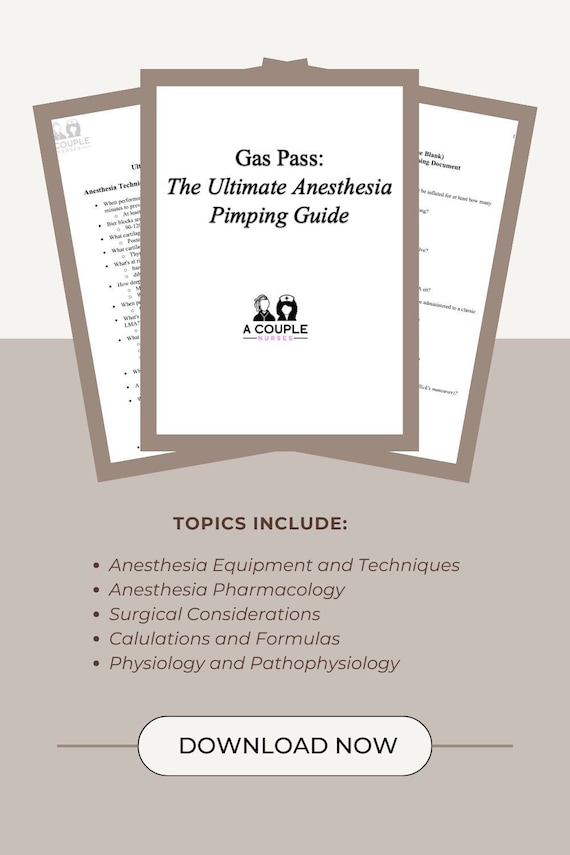Ultimate Anesthesia Pimping Guide for SRNAs, Anesthesia Residents, RRNAs, ICU nurses, critical care nurses. Self quiz, fill in blank