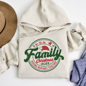 Family Christmas 2023 Making Memories Together Sweatshirt, Christmas Family Sweater, Matching Family Outfits, Family Reunion Sweatshirts