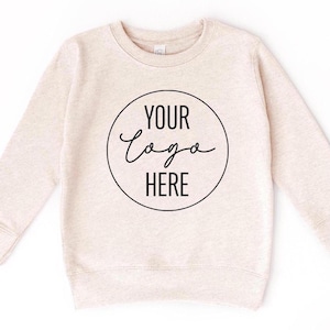 Custom Toddler Sweatshirt - Custom Logo Kids Hoodie - Business Logo Sweater - Sweater for Kids - Personalize Company Hoodie - Custom Brand