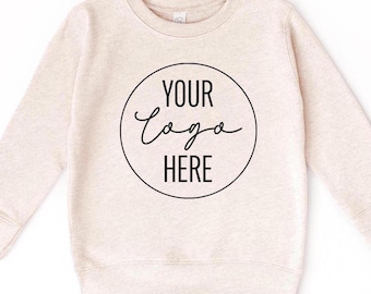 Aangepast sweatshirt voor peuters - hoodie met aangepast logo voor kinderen - trui met bedrijfslogo - sweater voor kinderen - bedrijfshoodie personaliseren - aangepast merk