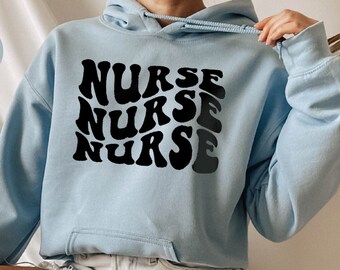 Nurse Sweatshirt, Retro Nurse Sweatshirt, Nurse Hoodies, Nurse Sweatshirt Gift, Nurse Week Sweatshirt, Nurse Grad Shirt, Cute Nurse Hoodie,