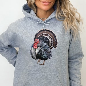 Vintage Turkey Hoodie, Thanksgiving Sweater, Thanksgiving Family Outfit, Cute Turkey Hoodie, Thanksgiving Dinner Sweater, Thanksgiving Gift