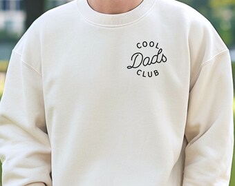 Cool Dads Club-sweater - minimalistische papa-hoodie - Vaderdagcadeau - papa-sweater - cadeau voor papa - Vaderdagtrui - coole papa-cadeau