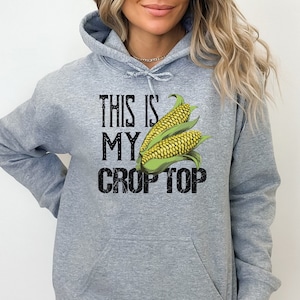 Questa è la mia felpa con cappuccio, abbigliamento da contadina, felpa da moglie contadina, maglione con cappuccio, felpa con cappuccio da contadino divertente, maglione di mais, regalo da contadino